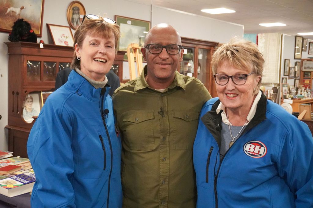 David with The Blue Team