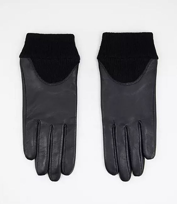 ASOS leather gloves