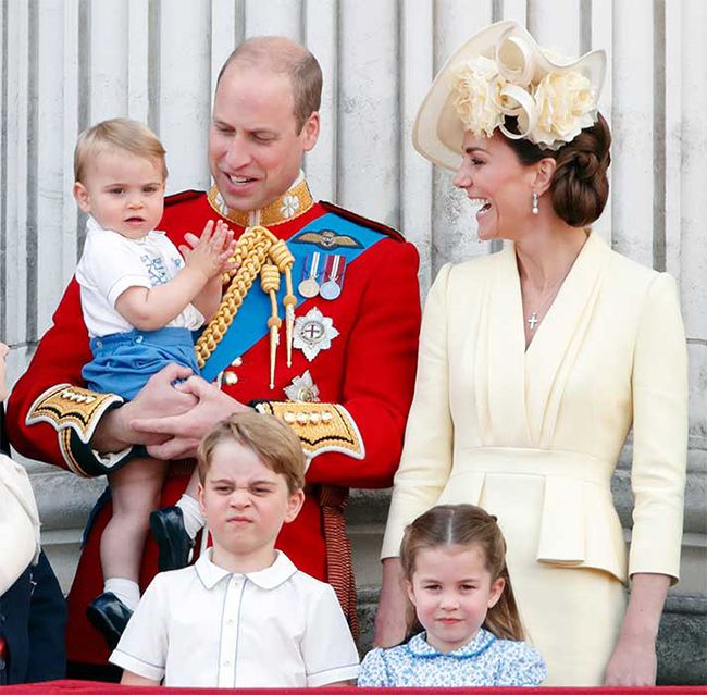 Prince Louis clapping at Trooping the Colour