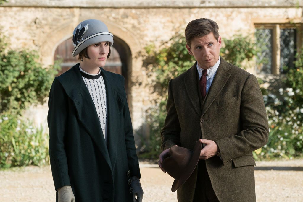 Michelle Dockery and Allen Leech in Downton Abbey 