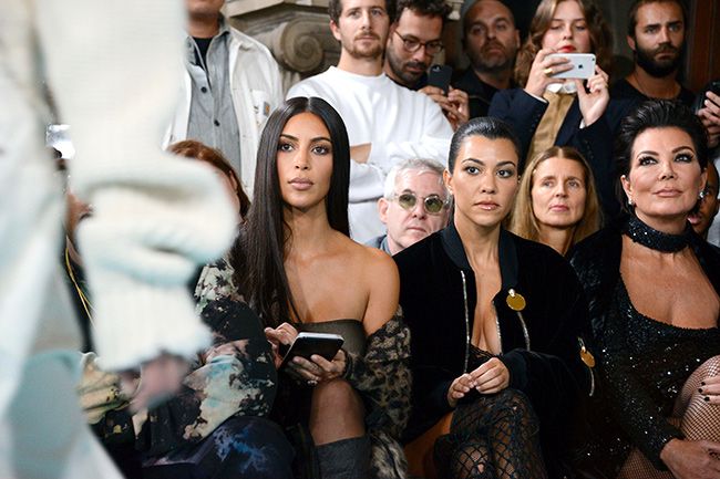 Kim Kardashian at Paris Fashion Week