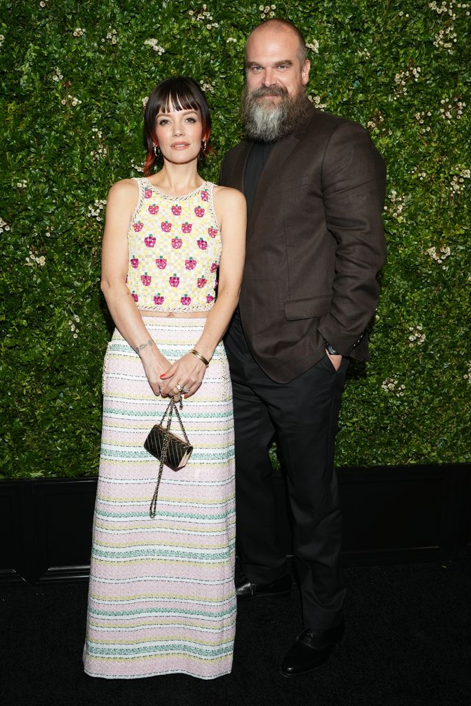 Lily Allen and husband David Harbour at Chanel Tribeca Festival Artists Dinner 