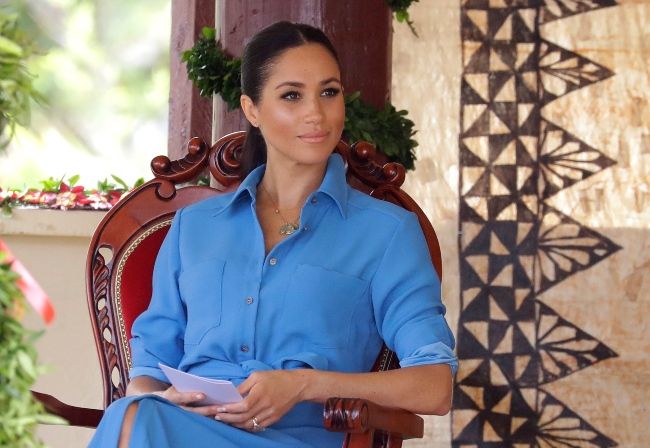 meghan markle blue outfit