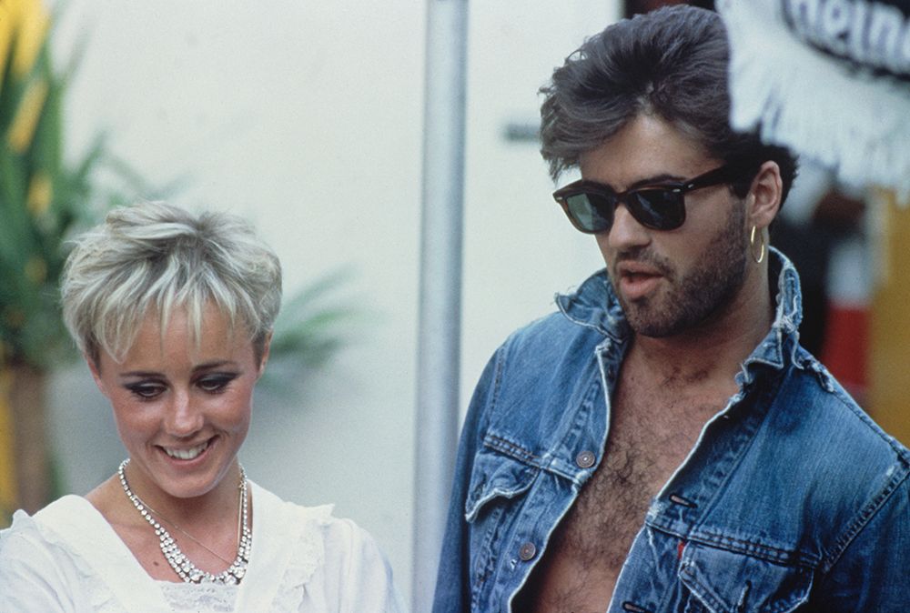 George Michael and Shirlie Holliman