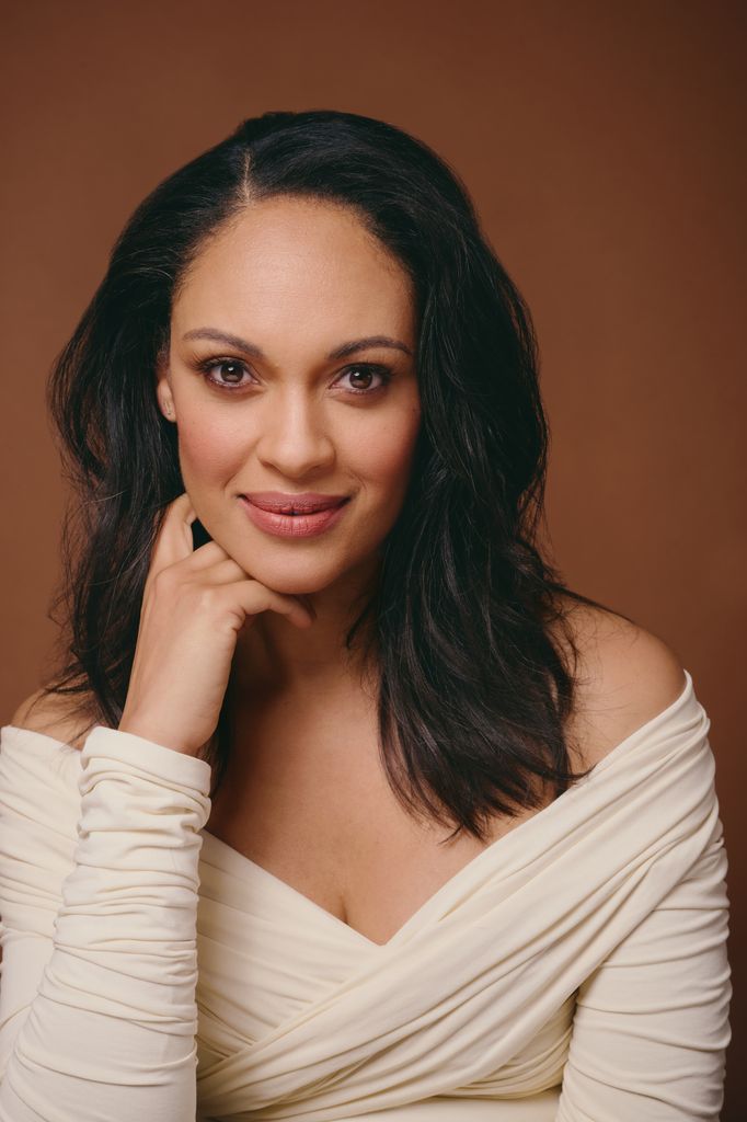 Cynthia Addai-Robinson poses during a photoshoot