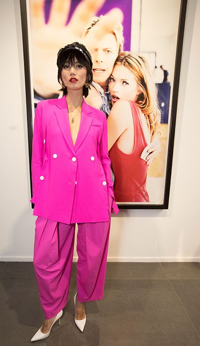 Look of the Week: Hot Pink Suit - White Collar Glam