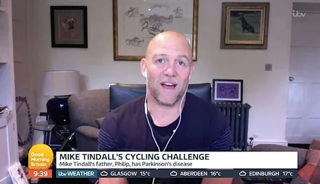 Mike Tindall showed off their home office during an appearance on GMB back in 2020