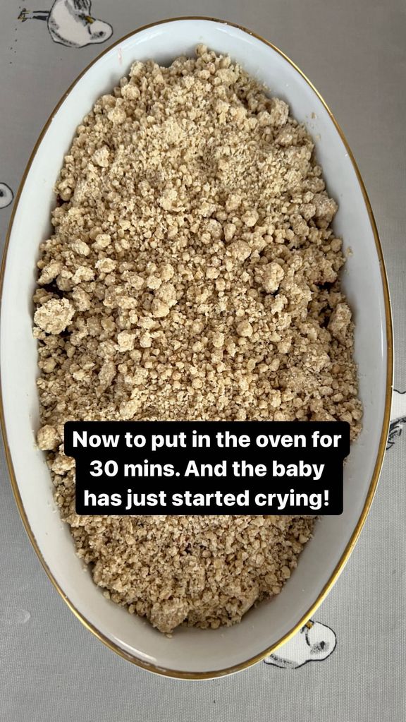 Boris Johnson's wife Carrie showed off her crumble