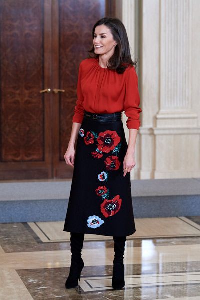 queen letizia skirt