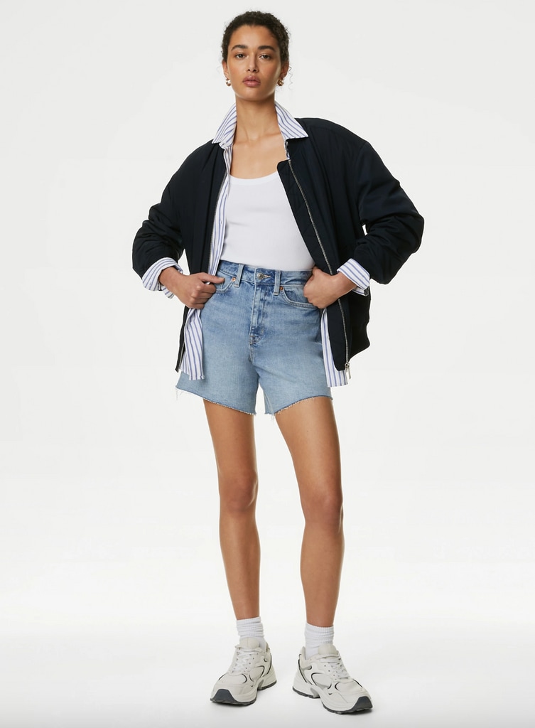 M&S denim shorts