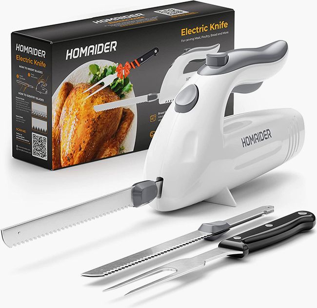 This Electric Knife That Carved Large Roasts Like a Mini Chainsaw in Our  Tests Is Only $40 at
