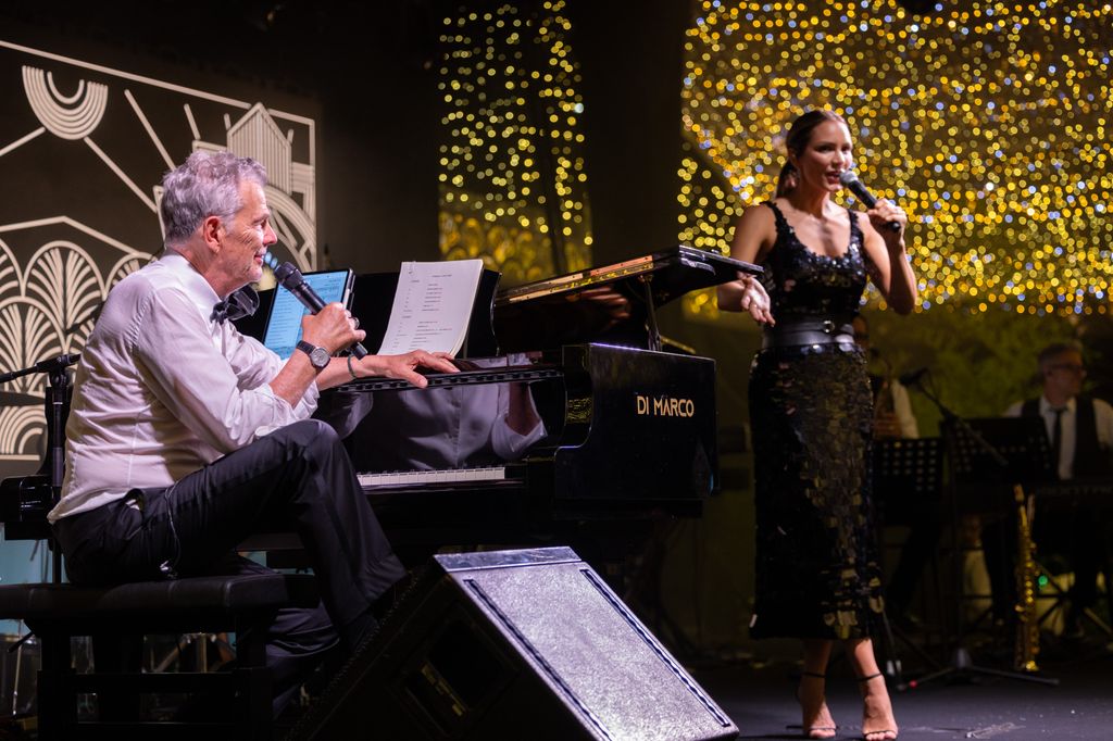 David and Katharine attend the "The Fab Thirties" Event in 2024