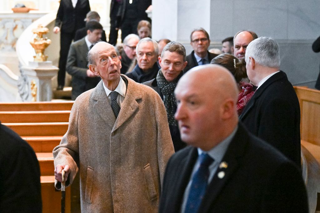 Duke of Kent visits the Frauenkirche 