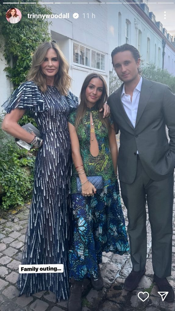 trinny woodall with daughter and stepson