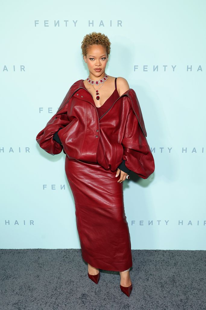 Rihanna attends the Rihanna x Fenty Hair Los Angeles Launch Party at Nya Studios on June 10, 2024 in Los Angeles, California.
