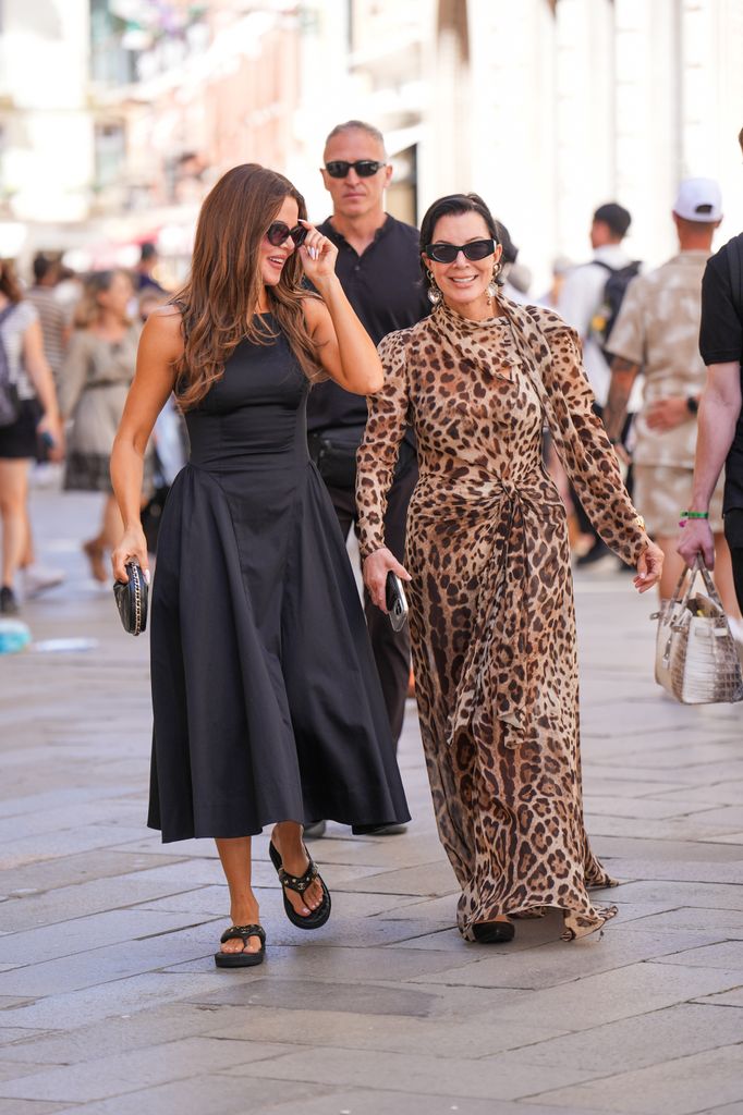 The duo explored the city