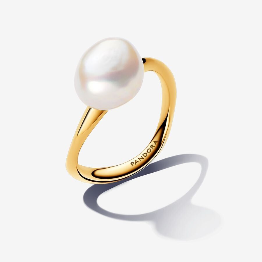 Pandora Baroque Treated Freshwater Cultured Pearl Ring