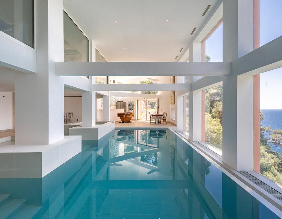 sean connery home france indoor pool