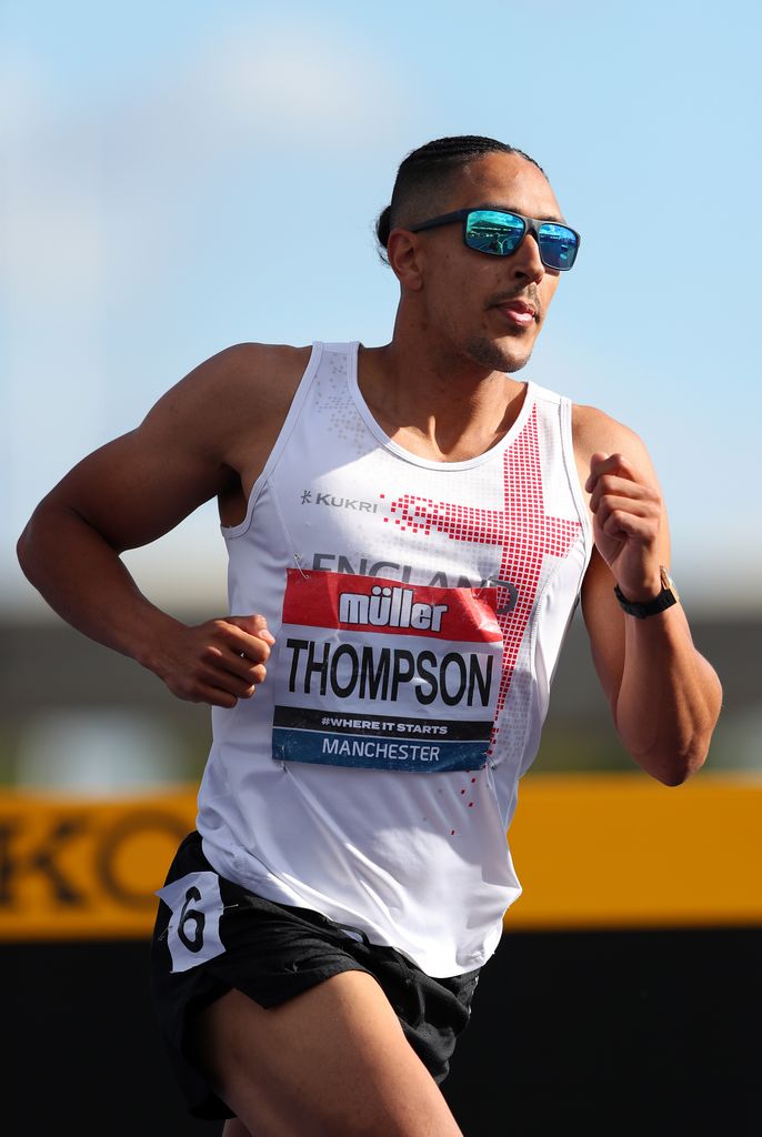 Elliot Thompson competing in the decathlon