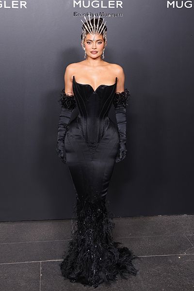 Kylie Jenner wears Corset Mermaid Dress