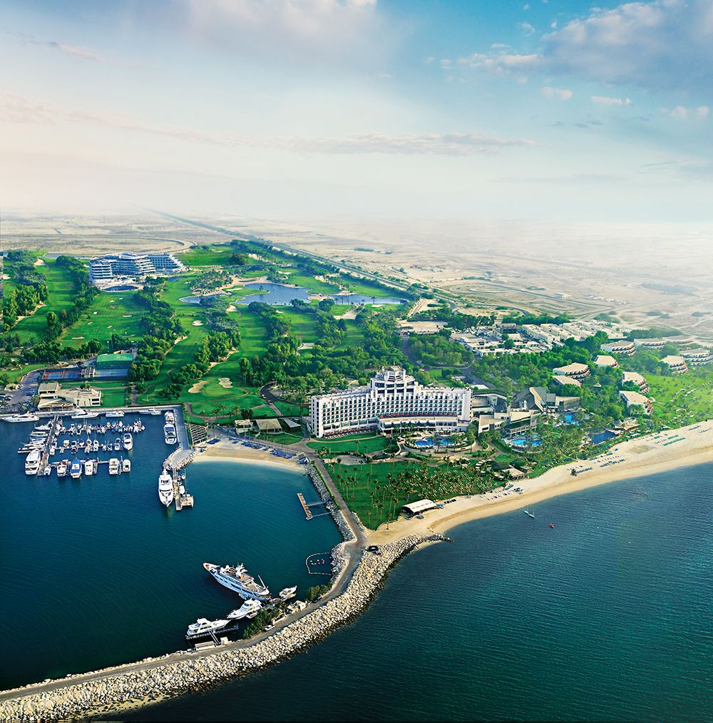 An aerial photo of JA the Resort