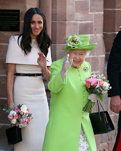 meghan markle the queen first outing