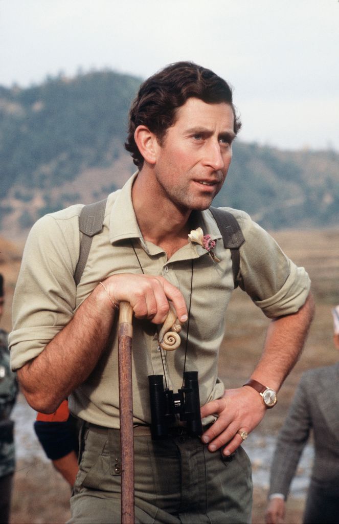 Prince Charles Unshaven After Three Days Trekking In The Foothills Of The Himalayas, Nepal