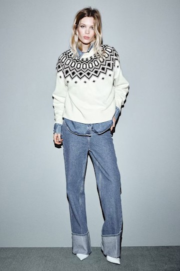 H&M fair isle jumper