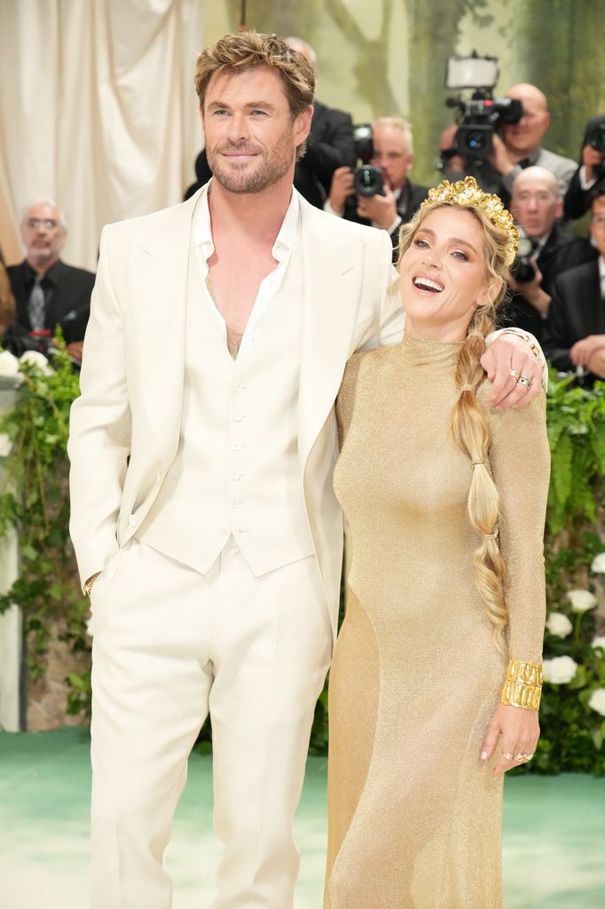 Chris Hemsworth and Elsa Pataky at the 2024 Met Gala 