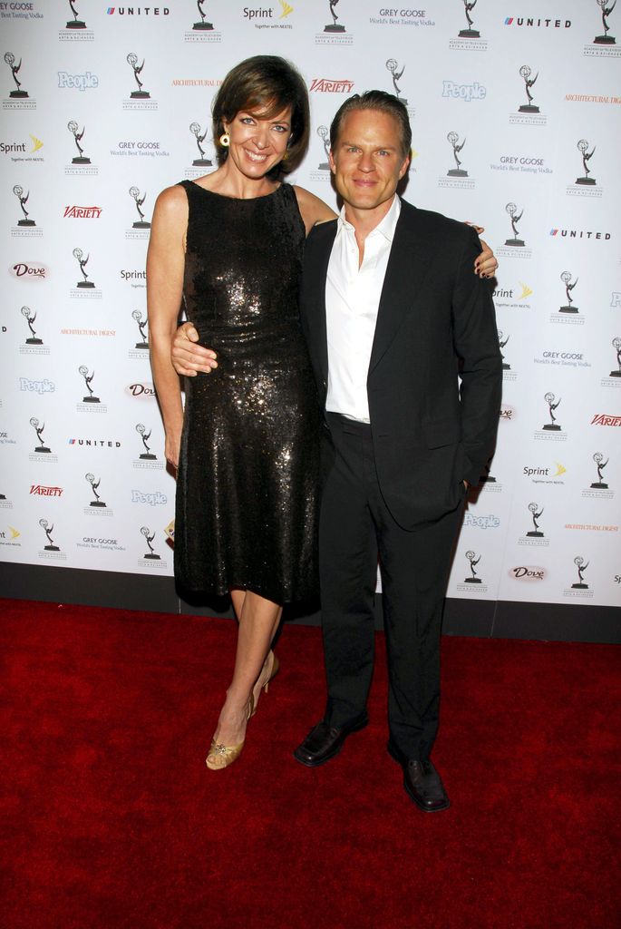 Allison Janney and Richard Jenik at 58th Annual Primetime Emmy Awards Nominees Dinner, Wolfgang Puck's Pacific Design Center, Hollywood, California, America - 25 Aug 2006