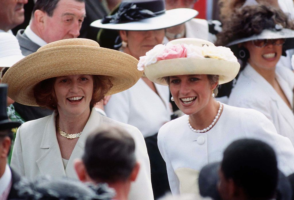 Duchess Of York And Diana at Royal Ascot