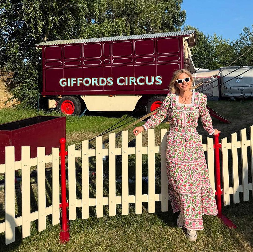 Emilia Fox in florals
