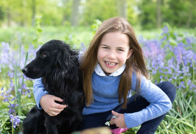 princess charlotte with dog orla