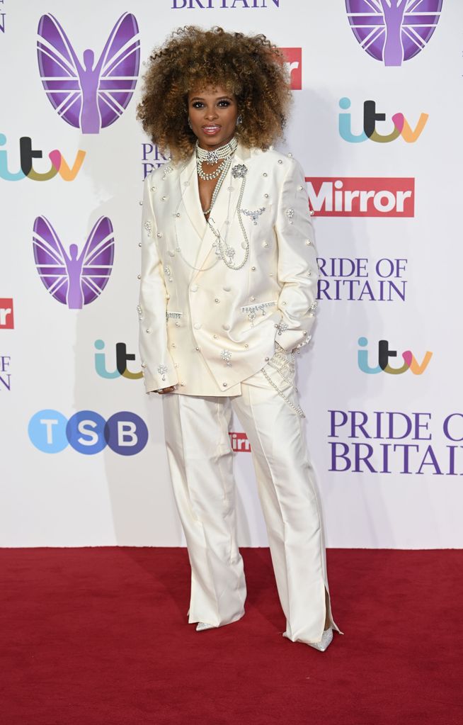 Fleur East arrives for the Pride of Britain Awards at the Grosvenor House Hotel, London. Picture date: Sunday October 8, 2023. 
