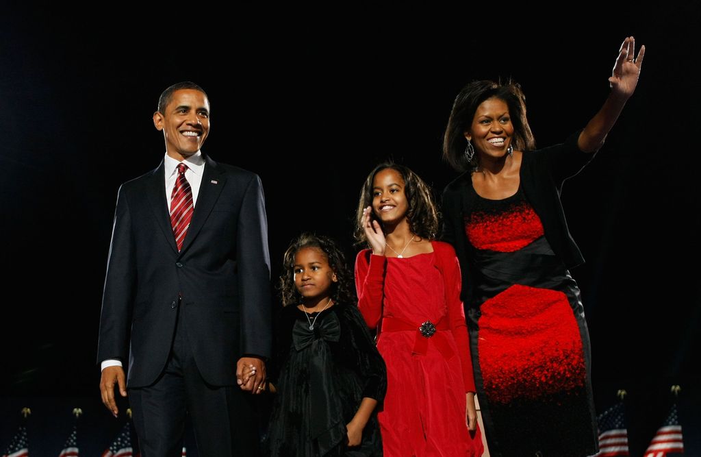 The Obamas on election night 2008