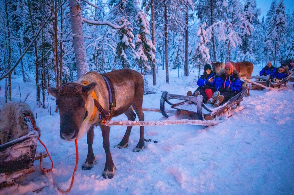 On the way to see Santa