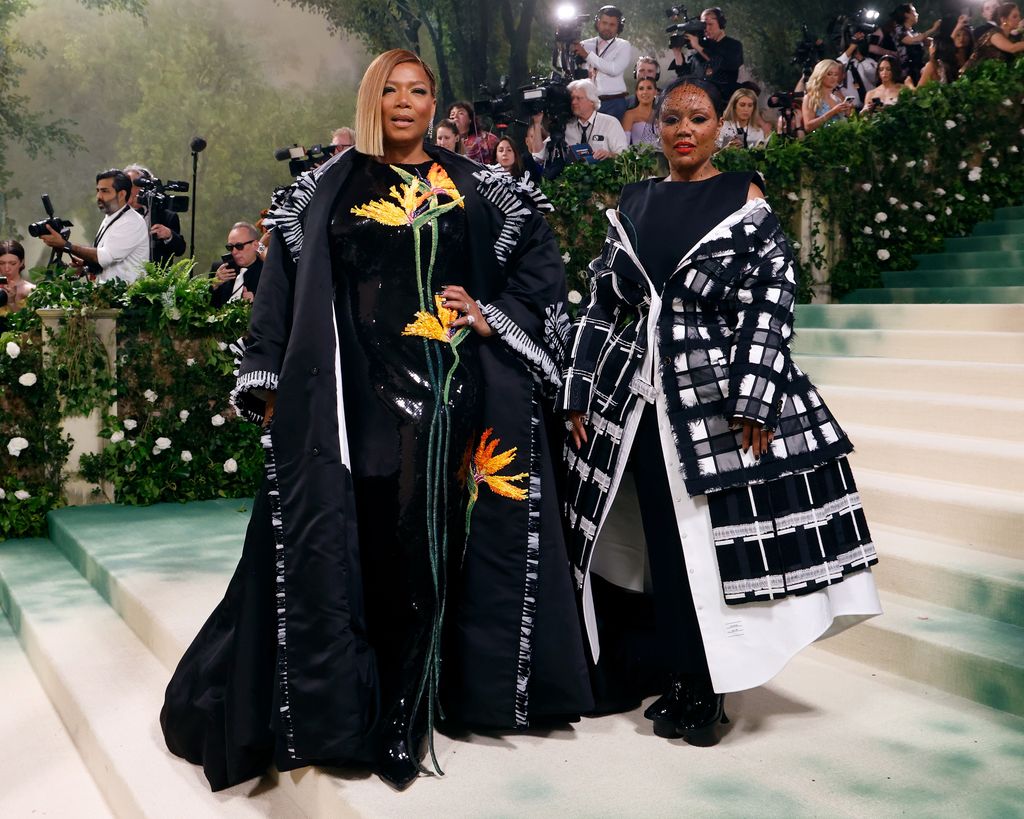 Queen Latifah and Eboni Nichols met gala