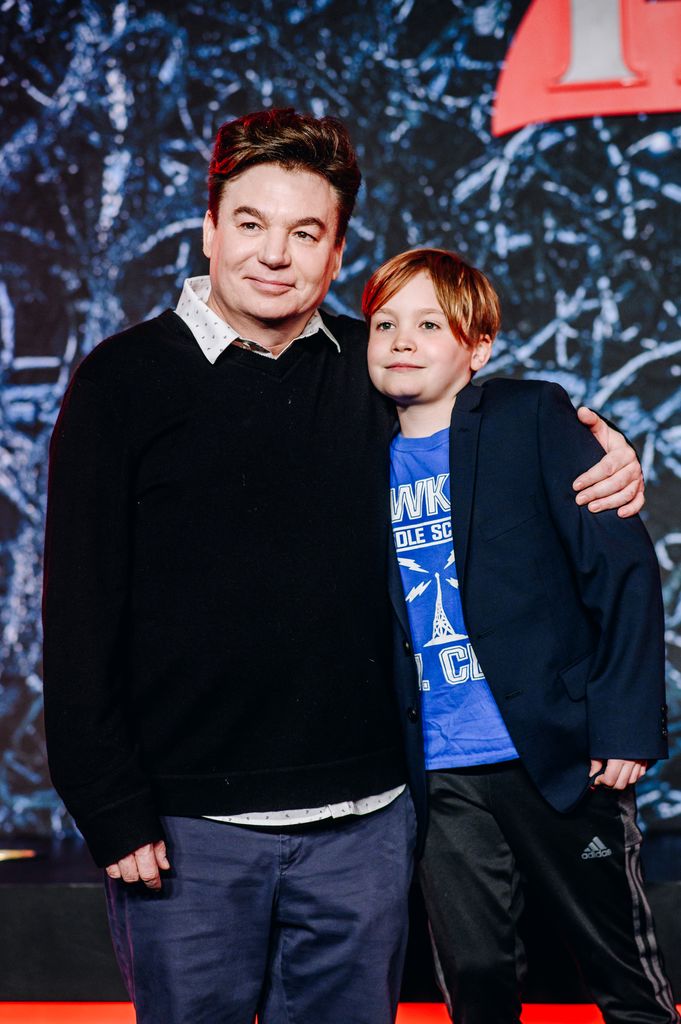Mike Myers, Spike Meyers at the premiere of season 4 of 'Stranger Things' held at Netflix Studios Brooklyn on May 14th, 2022