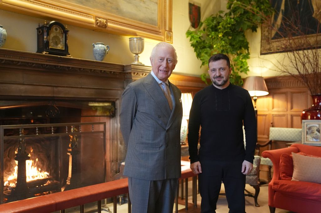 Zelenskyy and Charles met for an hour and had tea