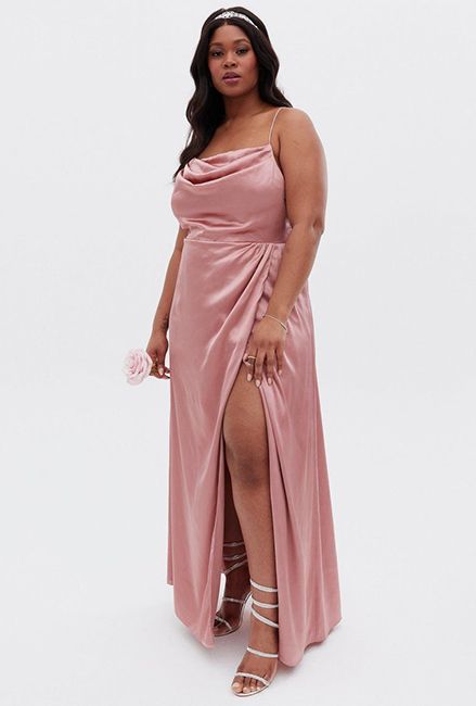 new look pink prom dress