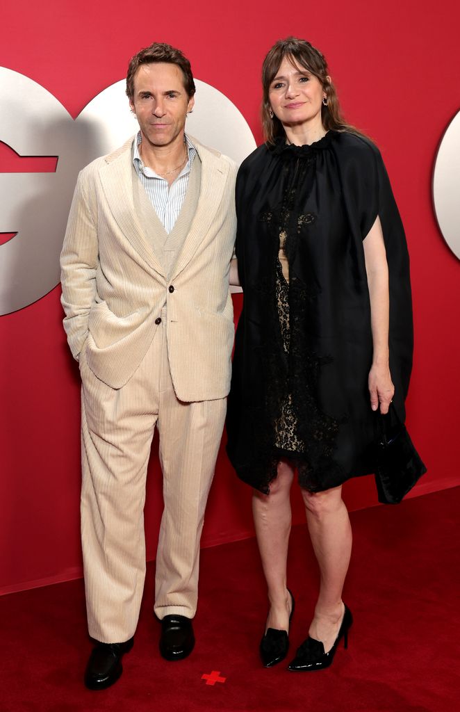 Alessandro Nivola and Emily Mortimer attend 2025 GQ Men of the Year