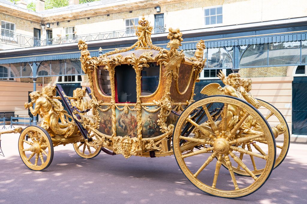 The King and Queen Consort will return to Buckingham Palace from Westminster Abbey in the Gold State Coach