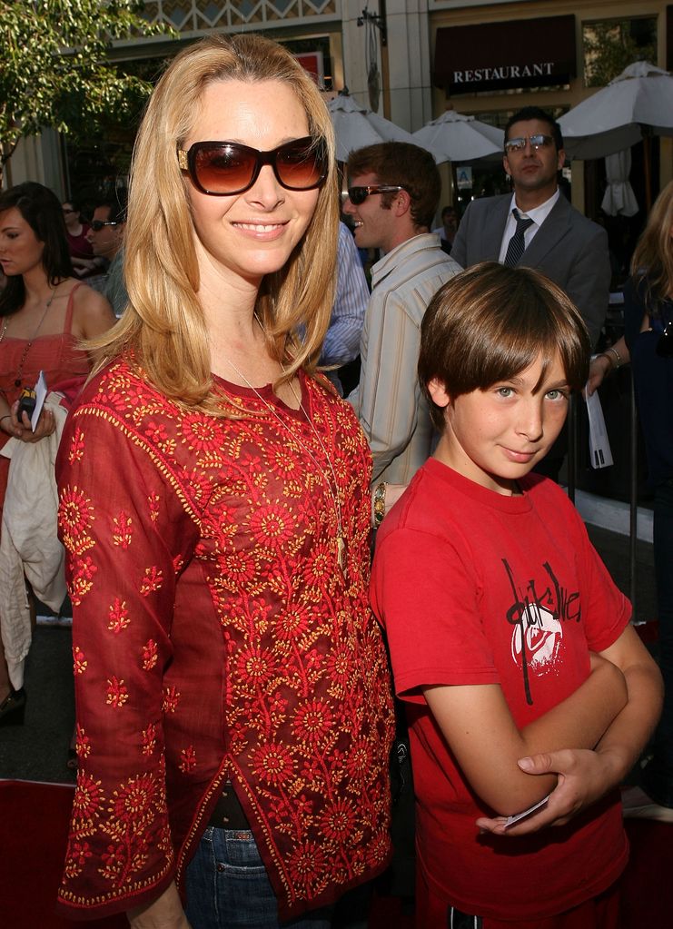 Lisa Kudrow with son Julian