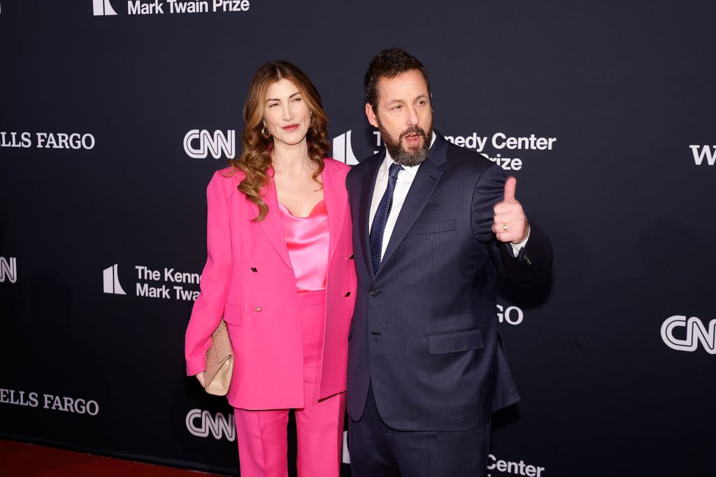 Jackie Sandler and Adam Sandler attend the 2023 Mark Twain Prize for American Humor 