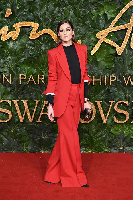 olivia palermo red suit