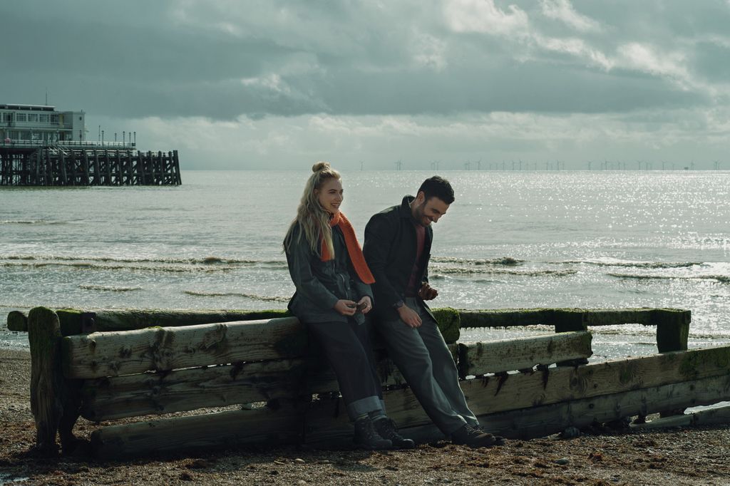 Imogen Poots and Brett Goldstein in "All of You," now streaming on Apple TV+.
