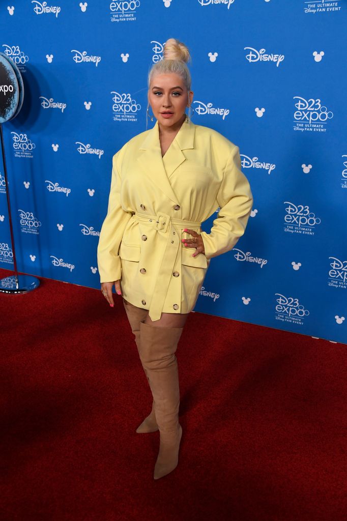 Christina Aguilera attends D23 Disney Legends event at Anaheim Convention Center on August 23, 2019 in Anaheim, California. (Photo by Frazer Harrison/Getty Images)