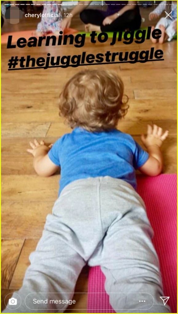 baby bear crawling on floor