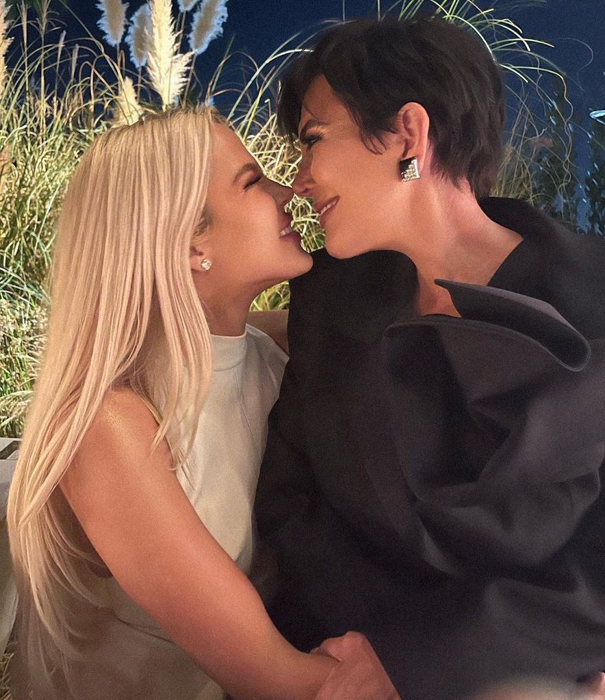 Khloe Kardashian poses with mom Kris Jenner in a birthday tribute shared on Instagram