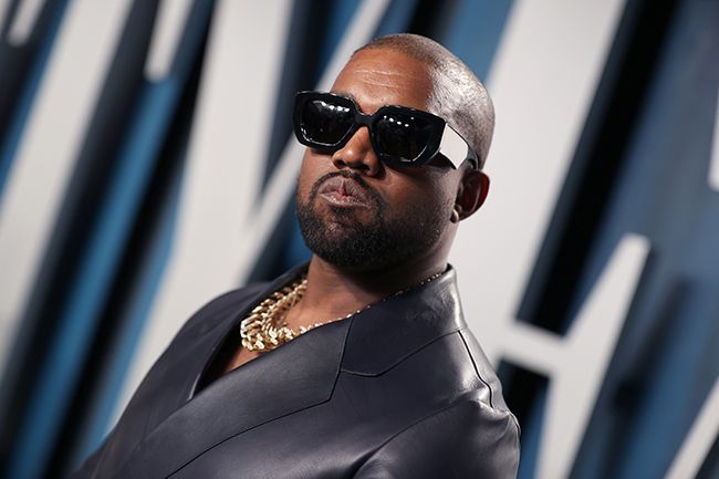 Kanye West at Oscars party